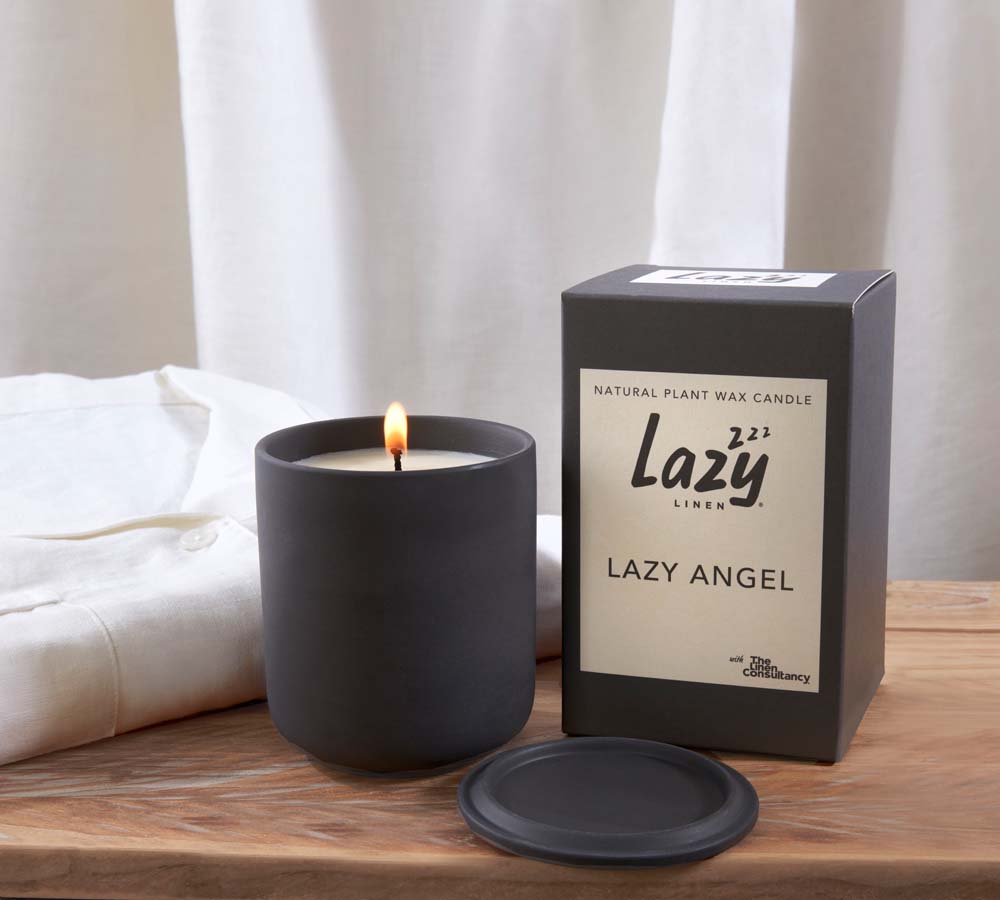 Lazy Angel Ceramic Candle